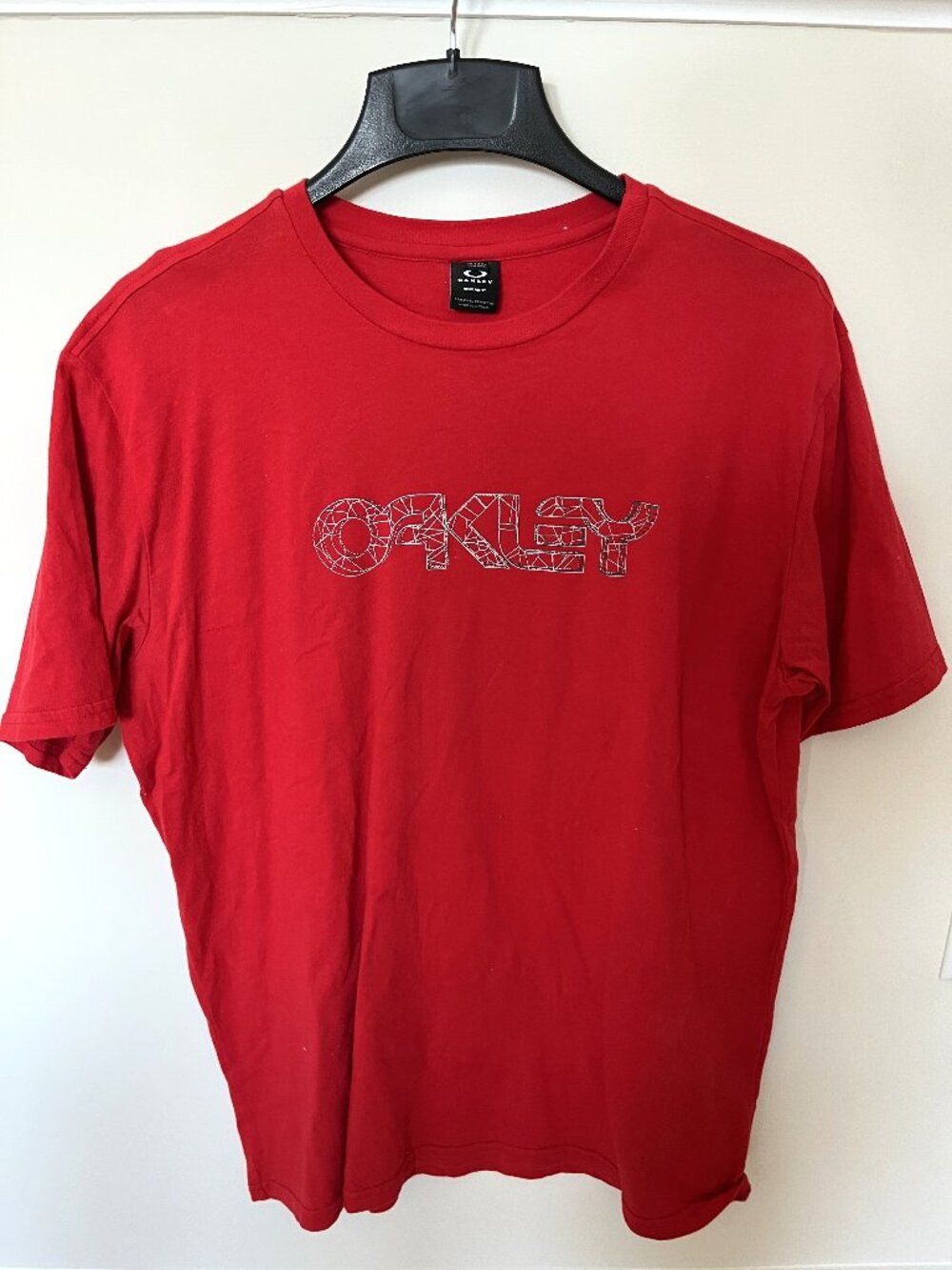 Oakley Wire B1B Tee Red Short Sleeve Graphic T-Shirt Men's Size XLarge